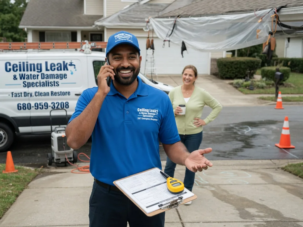 Ceiling Leak Cleanup Flanagan, IL FAQs